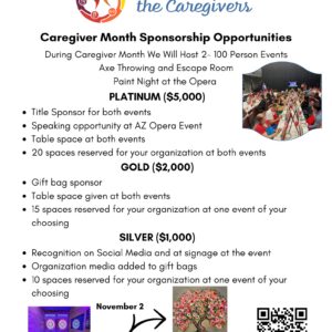 Sponsorships For Caregiver Month